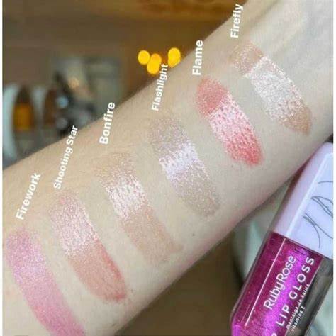 Kit com 6 Lip Gloss Ruby Rose/LABIAL / HIDRATANTE/ GLOSS/ BRILHO