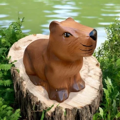 Capivara Decoração de Jardim Artesanato em Cerâmica
