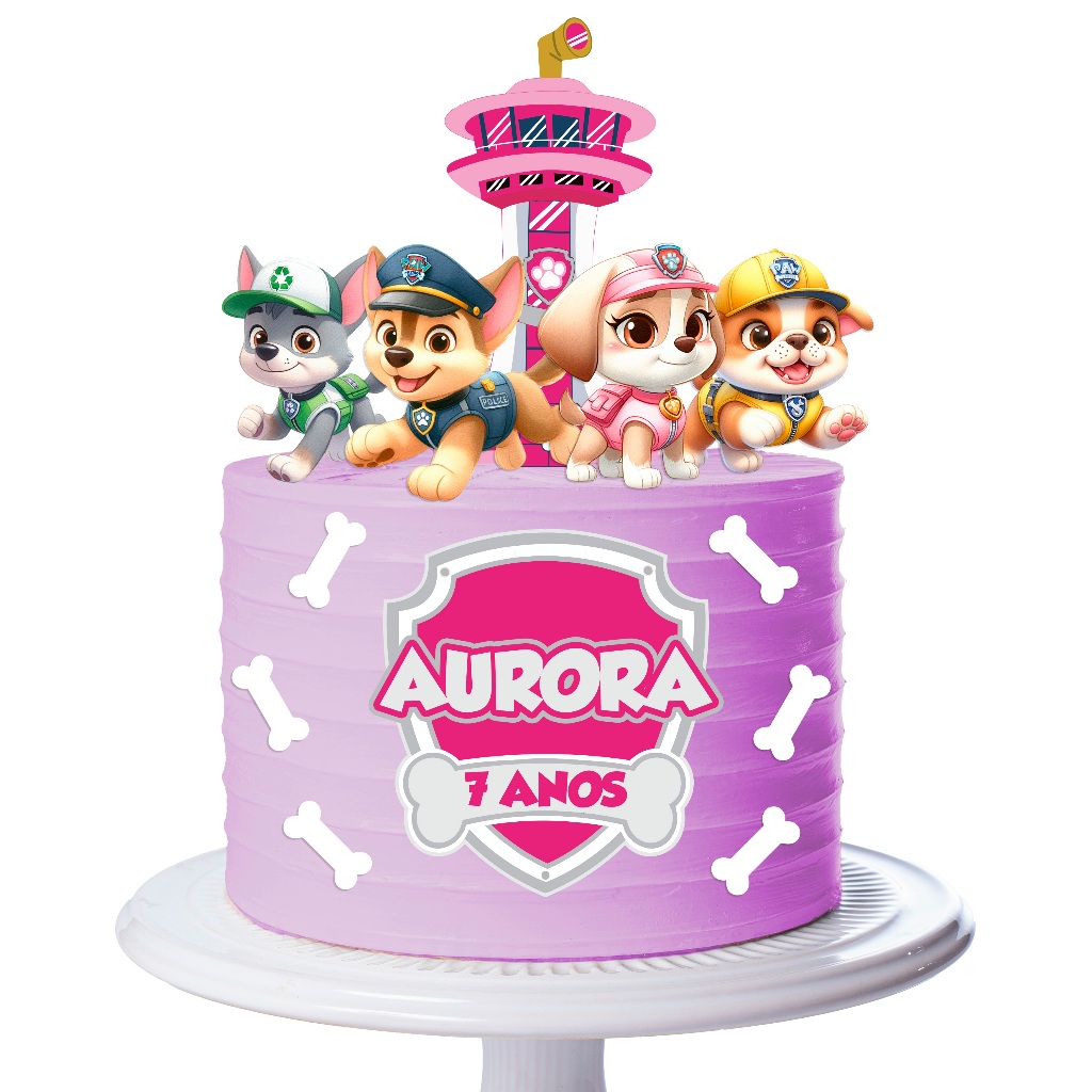Bolo Patrulha Canina para Meninas: Onde Comprar | BuscaProdutos