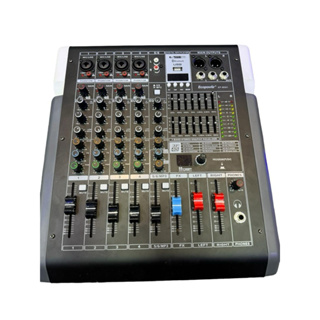 Mesa De Som Amplificada mixer 6ch Ecopower M501 (com potencia) em Oferta na Shopee