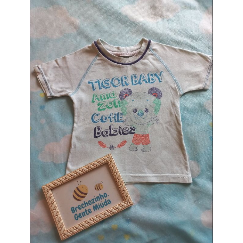 Camiseta Tigor T Tigre 1 ano