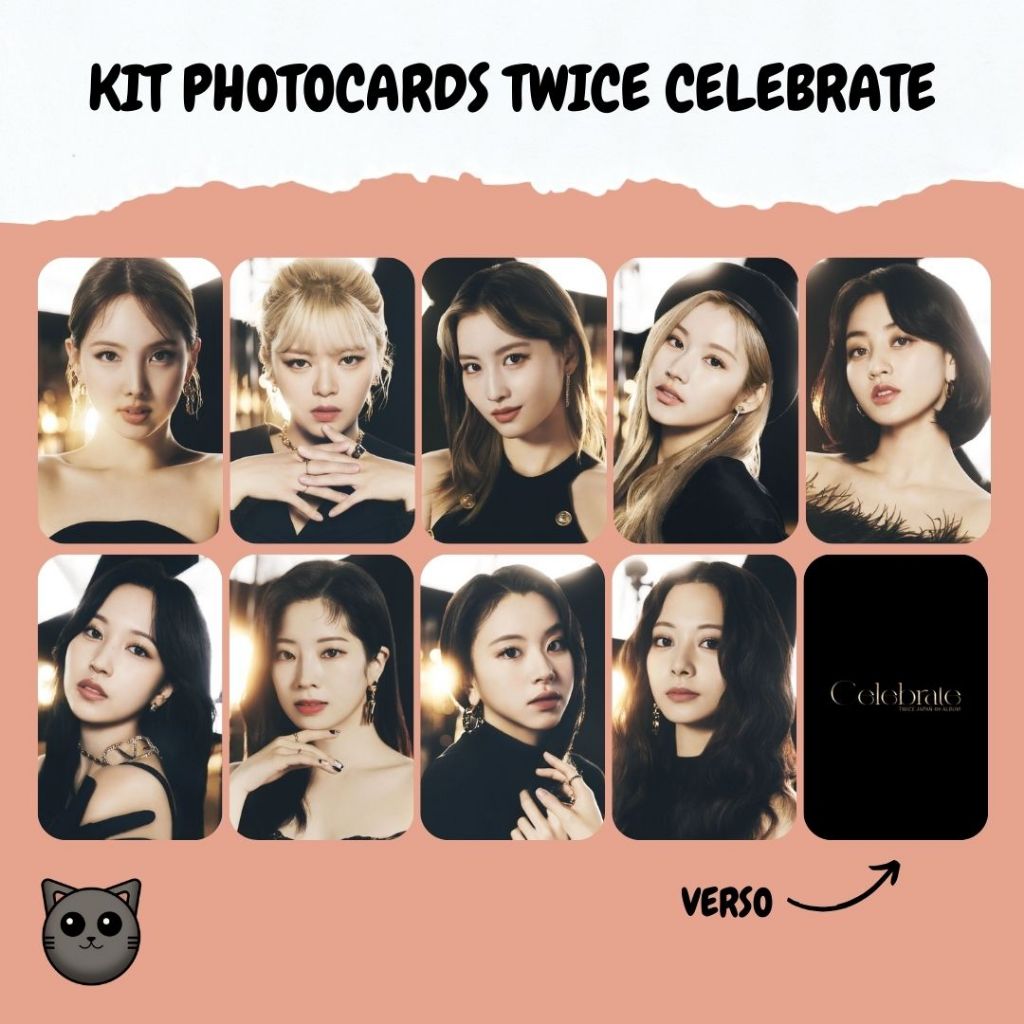 KIT PHOTOCARDS FANMADE TWICE CELEBRATE