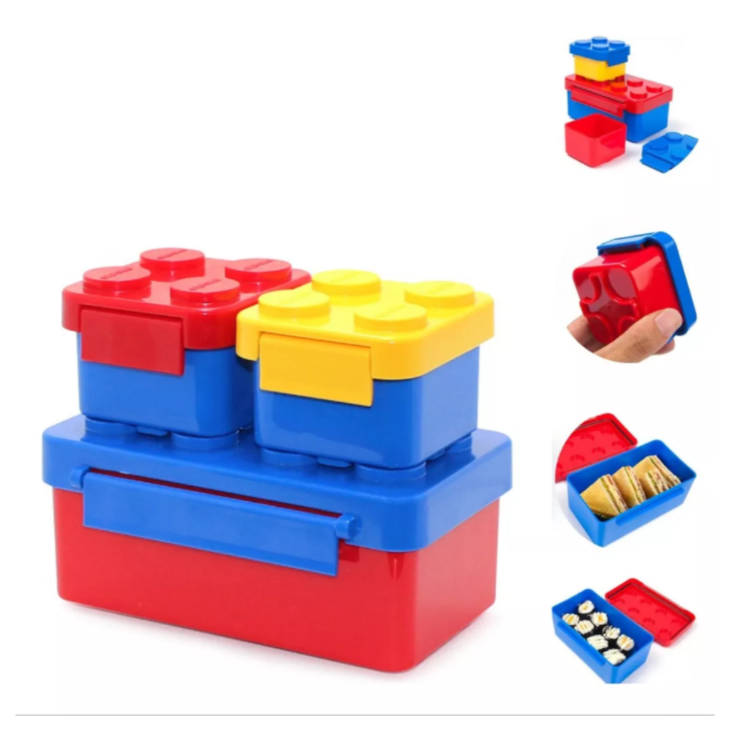 Pote Para Lanche Marmita Lancheira Infantil Escola De Montar em Oferta na Shopee