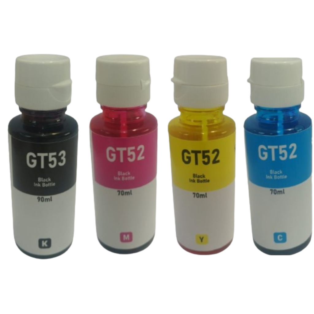 Kit Refil 4 Cores Tinta Para  Hp Gt 53 Gt 52 - Smart  Tank  584-581-517- 532- 532-416-316-316-Gt5822  GT5810