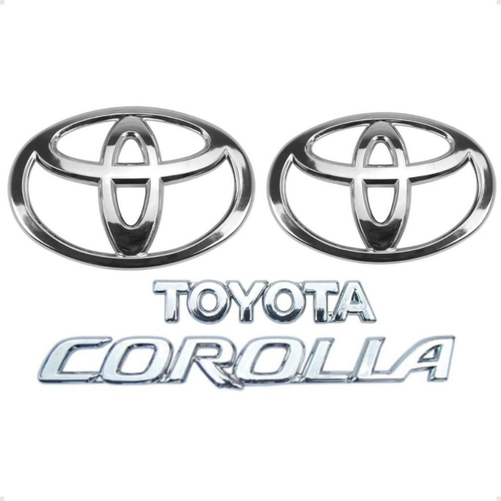 Emblemas Corolla Toyota Logo Grade E Logo Mala 2003 2004 2005 2006 2007 2008