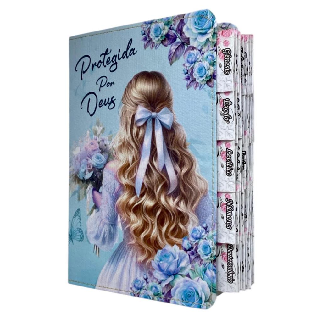 Bíblia Protegida Por Deus Letra Gigante Arc C/ Harpa e Abas Índice Adesivo Feminino Capa Flexível em Oferta na Shopee