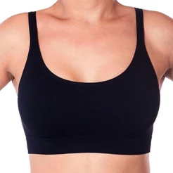 Top Fitness Feminino Lupo Top Power Poliamida Sem Costura Alta Sustentação Sem Bojo Academia Diário