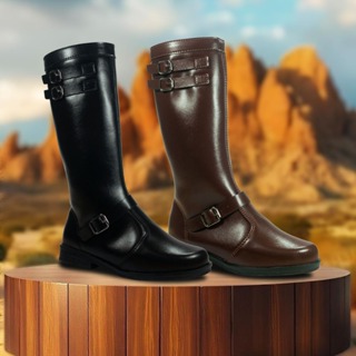 Bota Montaria Feminina Cano Longo Infantil Fivela 09.55J em Oferta na Shopee