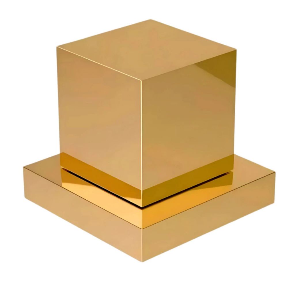 Acabamento Para Registro Quadrado Deca/Docol 100% Metal Dourado em Oferta na Shopee