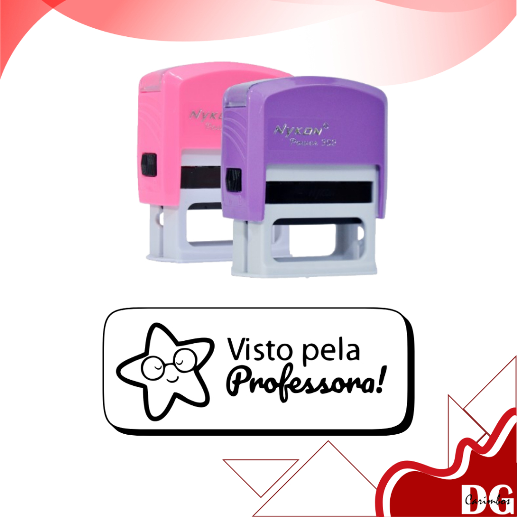 Carimbo Pedagógicos Nykon 302 Automáticos - MODELOS DE ESTRELA em Oferta na Shopee