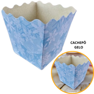 10~50 KIT CACHEPÔ PEQUENO TEMA GELO  ( TEMA FESTA ) em Oferta na Shopee