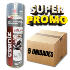 KIT 5 UNIDADES DESCARBONIZANTE LIMPA TBI - 300ML