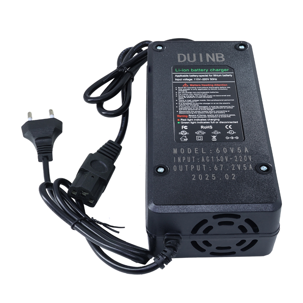 Carregador para Scooter Elétrica 67.2V 5A Bivolt - Citycoco, E-Moto  LINHA PREMIUM! 2025