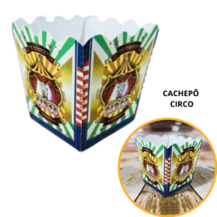 10~50 KIT CACHEPÔ FESTA CIRCO DECORAÇÃO CIRCO OFF(CHOCO)