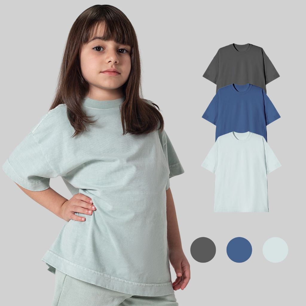 Camiseta Heavy Oversized Infantil em Oferta na Shopee