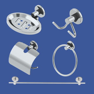 Kit Acessórios Para Banheiro Stander Em Inox Cromado 5 Pçs Completo em Oferta na Shopee