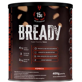 Bready Superfood Pão Proteico Sem Glúten Sabor Páprica 400g em Oferta na Shopee