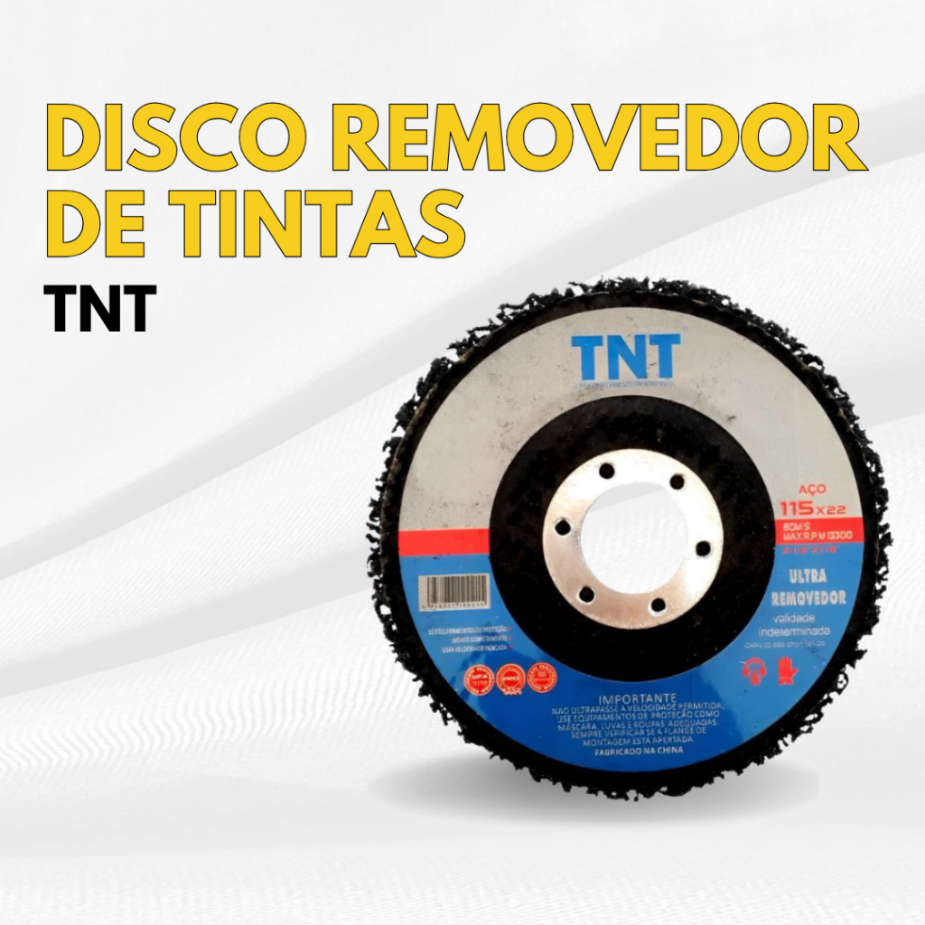 Disco De Limpeza Flap Polidor Removedor 115mm TNT KIT 10 UNIDADES
