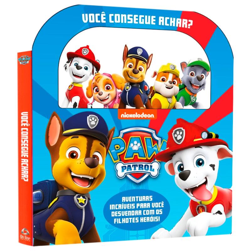 Livro Você Consegue Achar? | Patrulha Canina em Oferta na Shopee