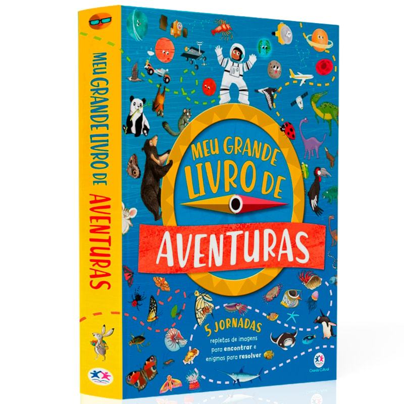 Livro Meu Grande Livro de Aventuras | Capa Dura em Oferta na Shopee