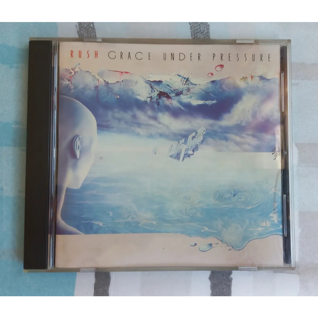 Cd Rush Grace Under Pressure Repress Usa Atom Original Raro