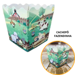 10~60 KIT CACHEPÔ FESTA DECORAÇÃO FAZENDINHA (CHOCO)
