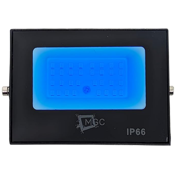 Refletor Led Azul 10w, 20w, 30w, 50w, 100w, Bivolt Prova Dágua em Oferta na Shopee