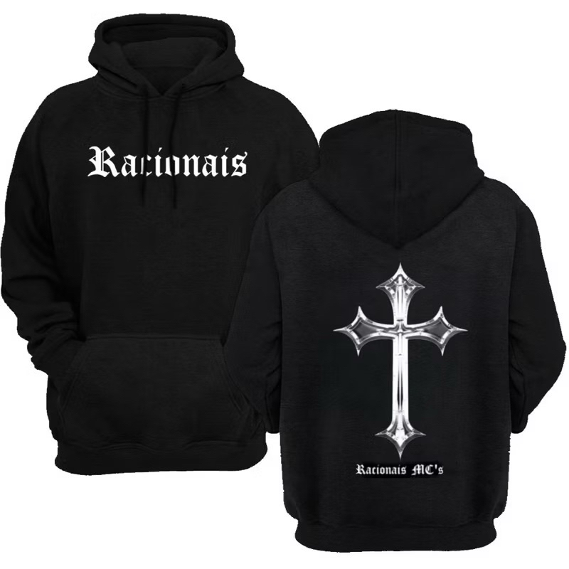 Blusa de Frio Masculino /feminino Adulto e Infantil Racionais Moletom Flanelado Alta Qualiade Agasalho Com Bolsos