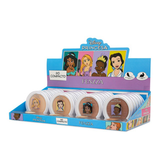 Pó Compacto Disney Linha Princesas FENZZA MAKEUP em Oferta na Shopee