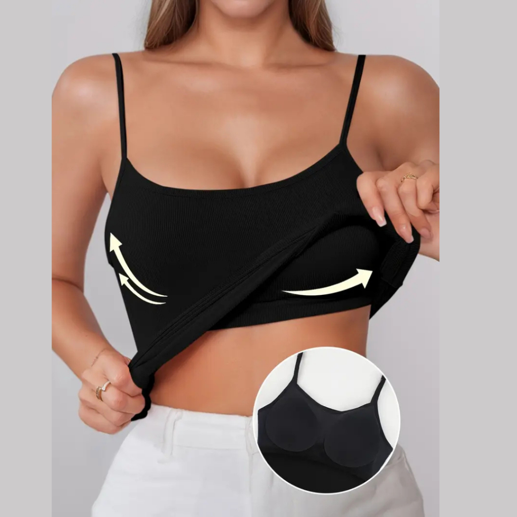 kit 4 blusa feminina blusa cropped de alcinha ribanna blusa cropped