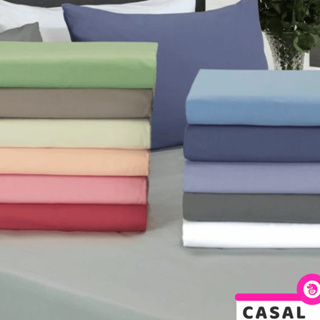 Lençol Casal Promoção Avulso Sem Elástico Algodão Percal 200 Fios 100% Algodão em Oferta na Shopee