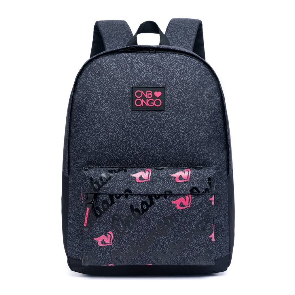 Mochila Feminina Espaçosa Resistente Cinza