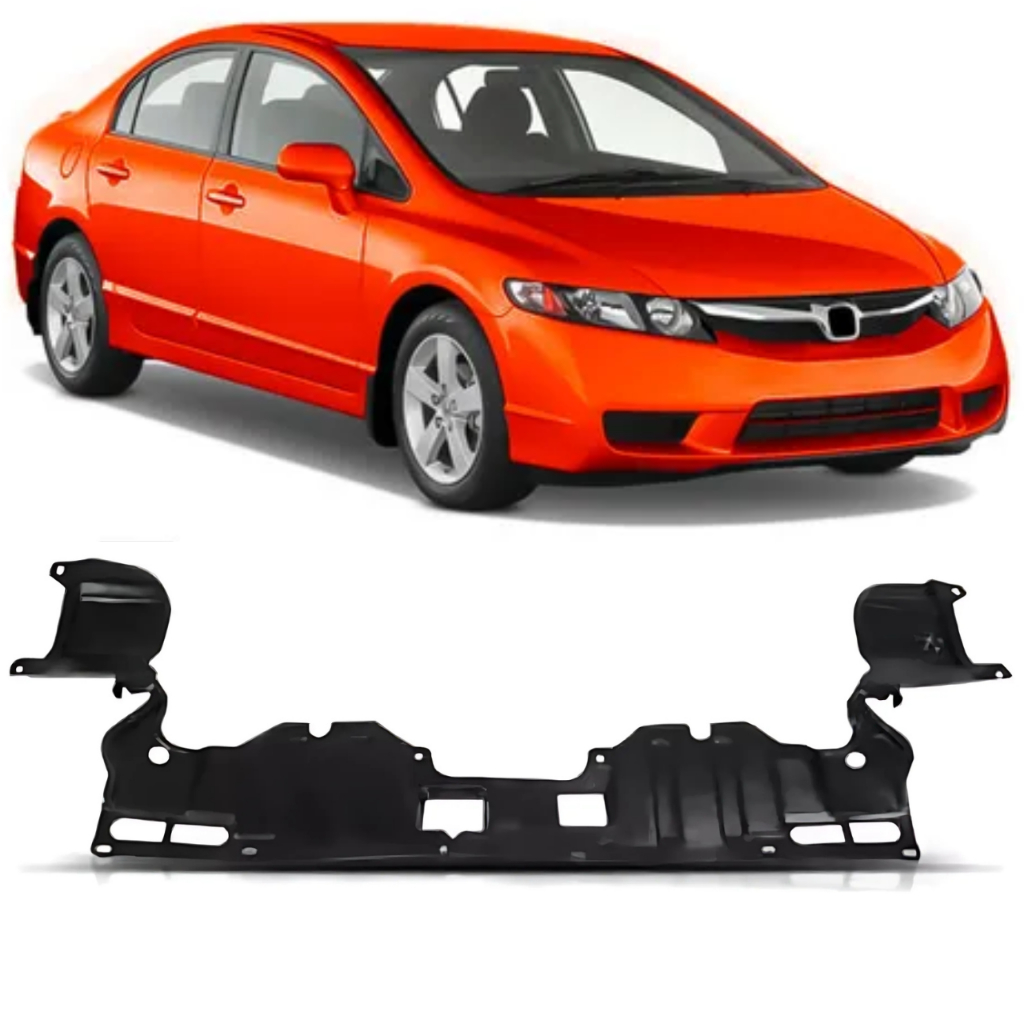 Defletor Inferior Parachoque Dianteiro New Civic 2007 2008 2009 2010 2011 Protetor Para-choque