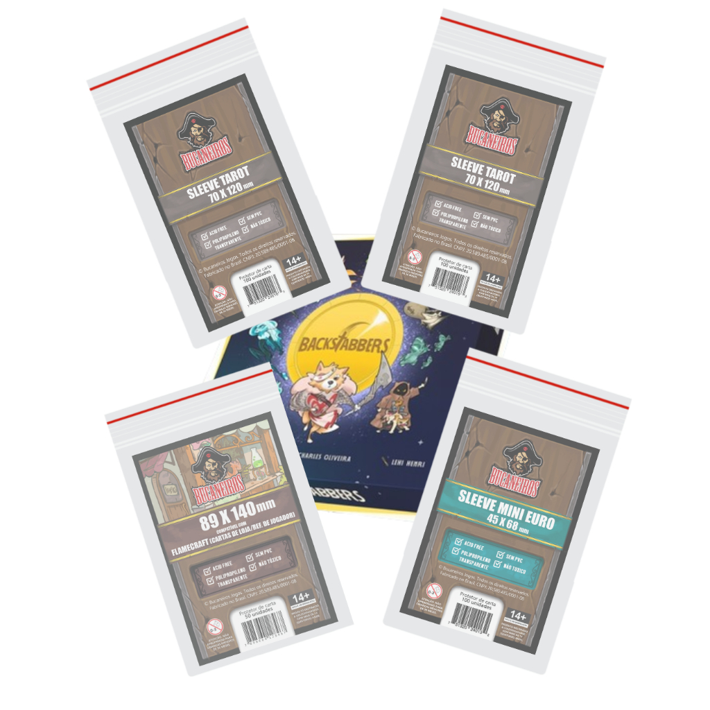 Kit de sleeve para BACKSTABBERS em Oferta na Shopee