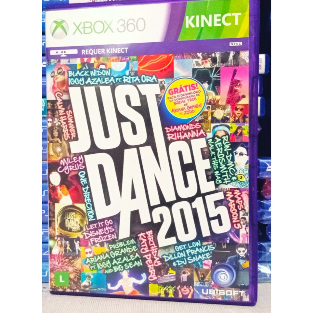 Jogo Just Dance 2015 Xbox 360 Mídia Física Original Kinect