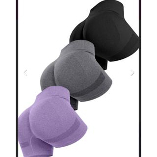 Kit 3 Shorts Feminino Legging Meia Coxa Fitness Academia Empina o Bumbum Alta Modeladora e Unidade Separada em Oferta na Shopee