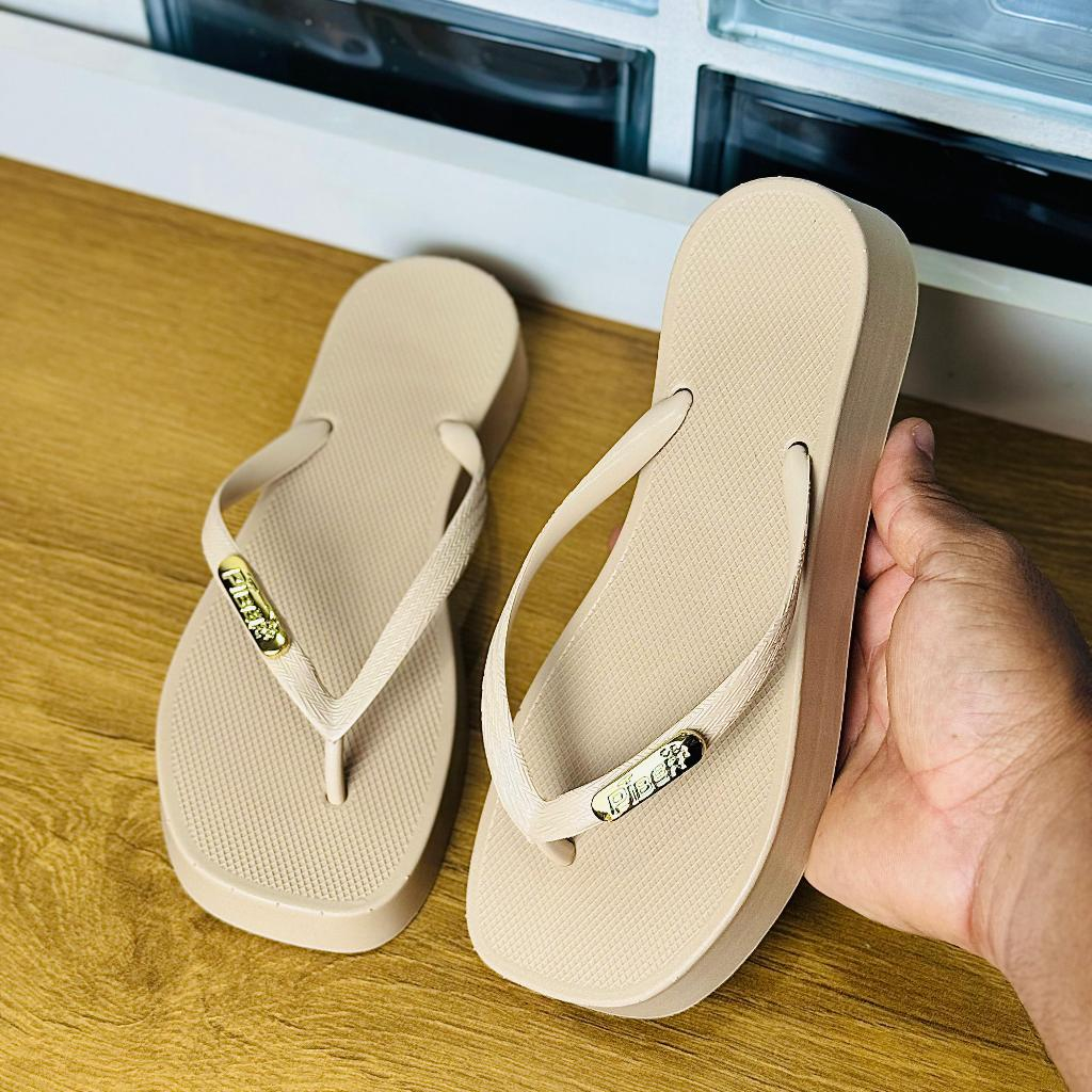 Chinelo Sandália Feminino Plataforma Tamanco Confortável e leve Envio Imediato Original Piber em Oferta na Shopee