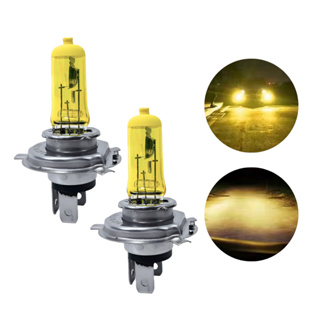 2 Lâmpadas H4 Luz Amarela Gold Vision 3000k 60/55W 12v em Oferta na Shopee
