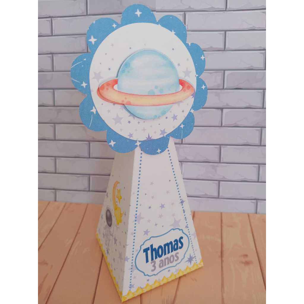 Caixinhas Personalizados Astronauta Lembrancinhas Caixinhas para Festa PEGUE E MONTE
