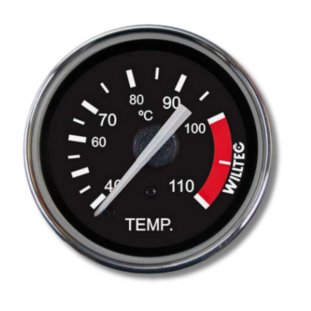 RALOGIO INDICADOR MARCADOR TEMPERATURA MB 1113 1313 CABO 3 METROS 60MM — imagem 2 de 2