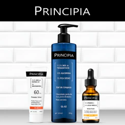 Principia Kit: Sérum Vitamina C-10, Protetor Solar facial