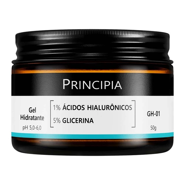 Gel Hidratante Facial GH-01 Principia - Ácidos Hialurônicos + Glicerina - 50g