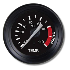 RELOGIO TERMOMETRO AGUA TEMPERATURA 40° A 110 60MM CABO 2 METROS 60MM