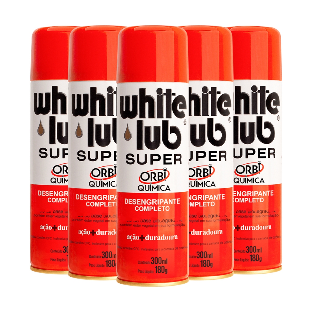 Desengripante Spray White Lub 300ml Lubrificante Corrente Moto Anti Ferrugem Desengraxante Premium em Oferta na Shopee