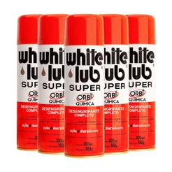 Desengripante Spray White Lub 300ml Lubrificante Corrente Moto Anti Ferrugem Desengraxante Premium