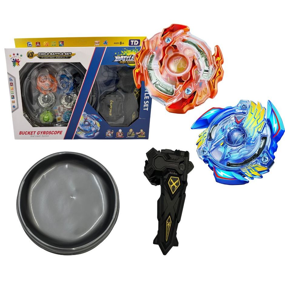 kit 2 beyblade + lançador + arena pequena Zilion Zeus, Ragnaruk, Valtriek , Sprigan em Oferta na Shopee