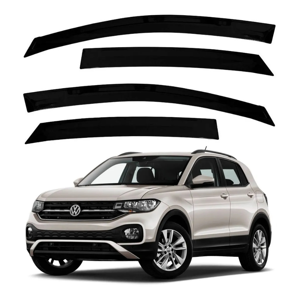 Calha de Chuva Volkswagen T-Cross 2019 a 2024 4 Portas