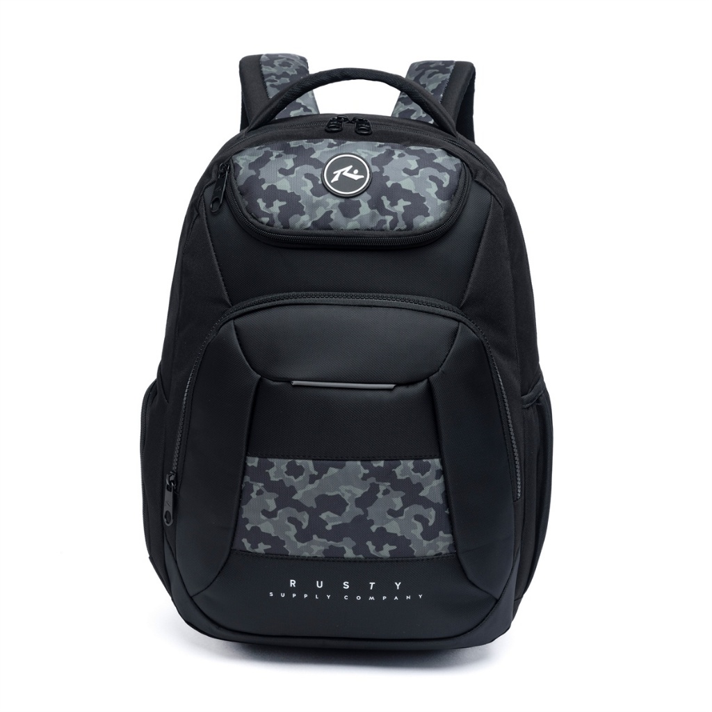 Mochila Urbana Rusty Trilha Reforçada Espaçosa Camuflada Multifunções