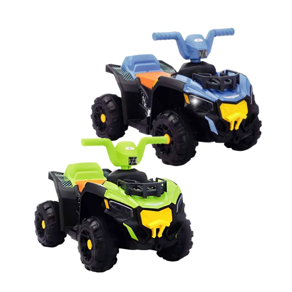 Carrinho de passeio Mini Quadriciclo Elétrico Infantil Pedal Criança Com Luz 6v Menino