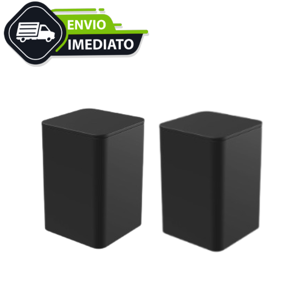 Kit 2 Porta Algodao e Cotonete com Tampa Stolf Preto ou Branco em Oferta na Shopee